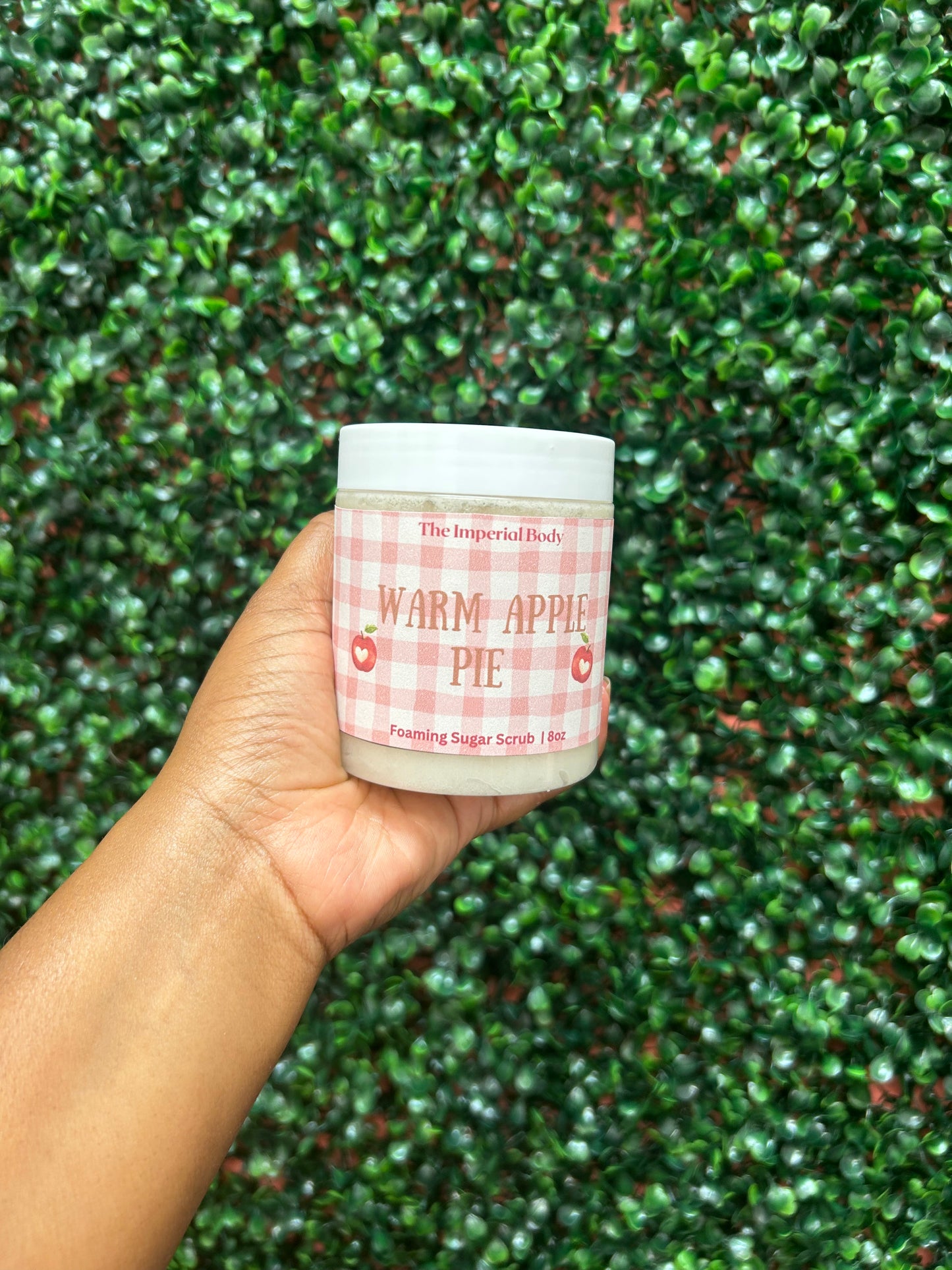 Warm Apple Pie Foaming Sugar Scrub