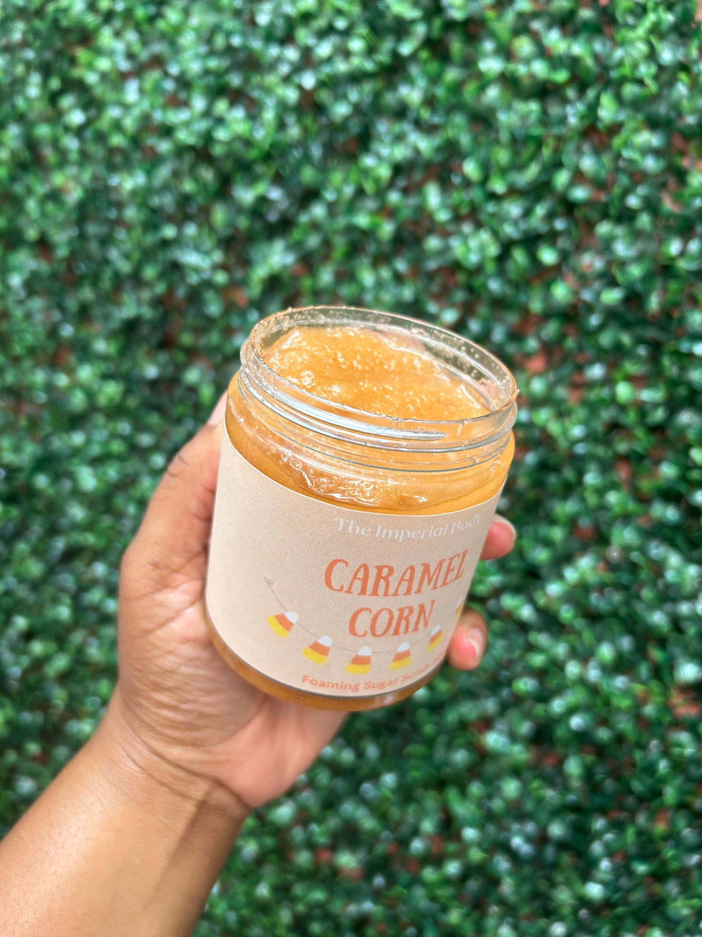 Caramel Corn Foaming Sugar Scrub