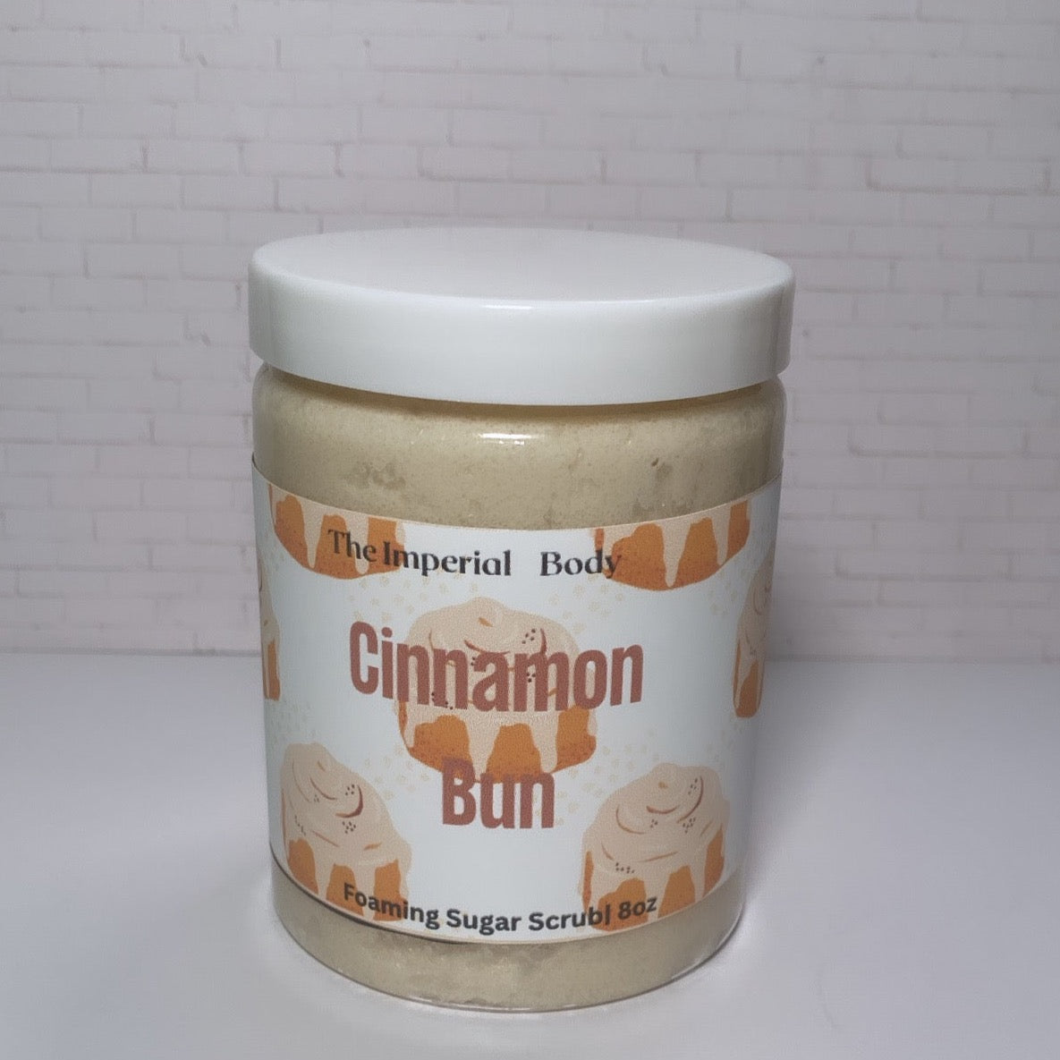 Cinnamon Bun Foaming Sugar Scrub