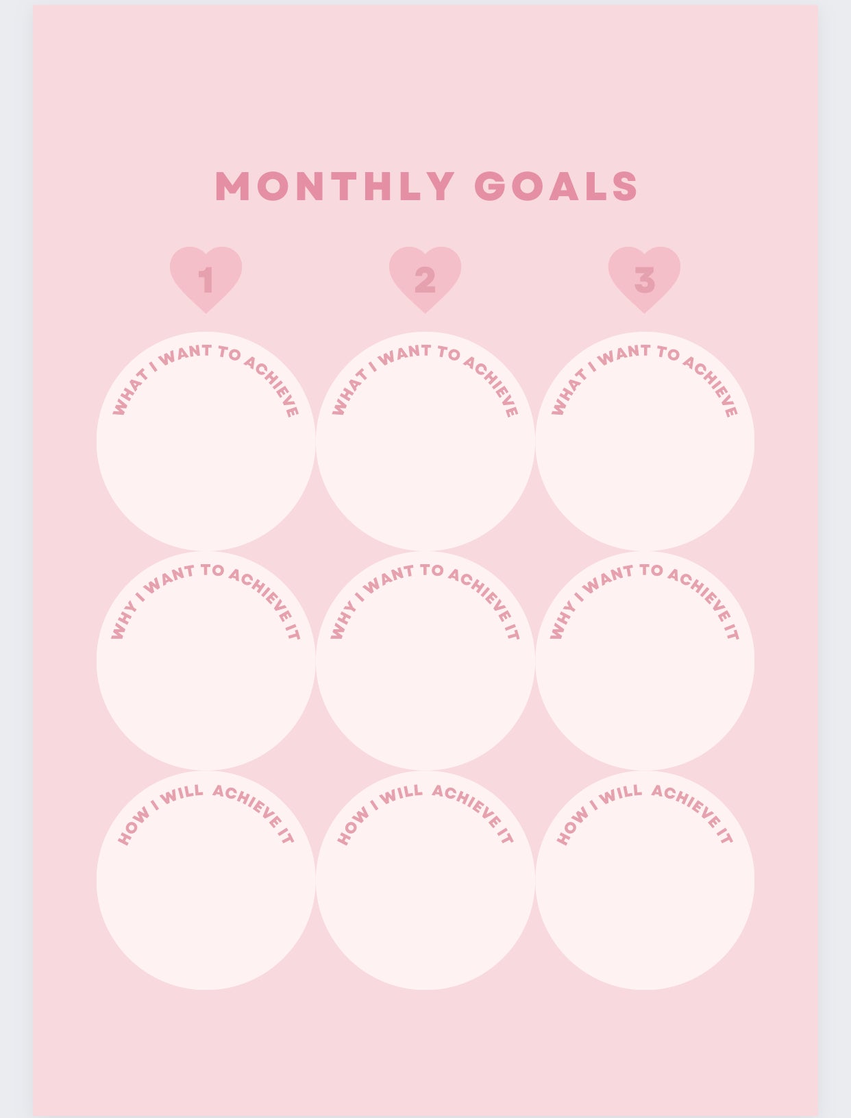 Monthly + Weekly + Daily Planner