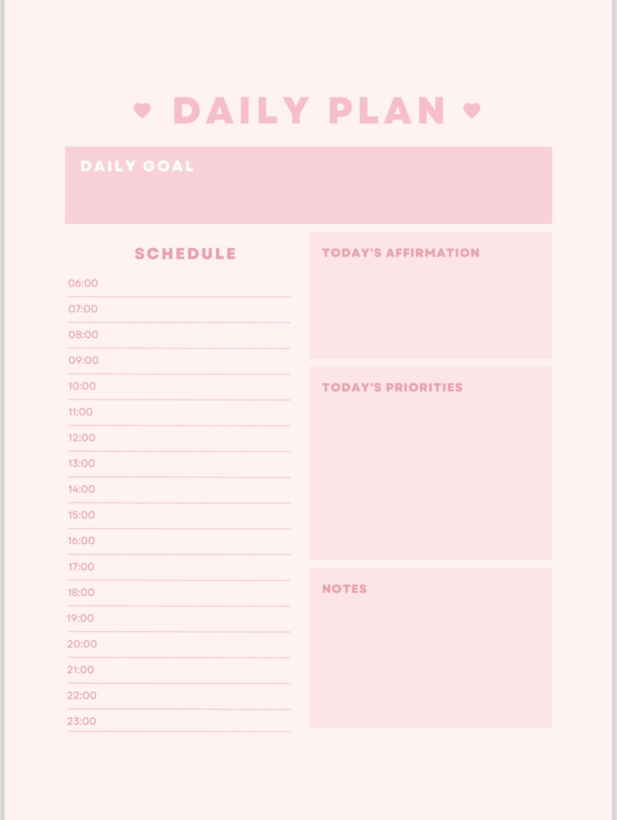 Monthly + Weekly + Daily Planner