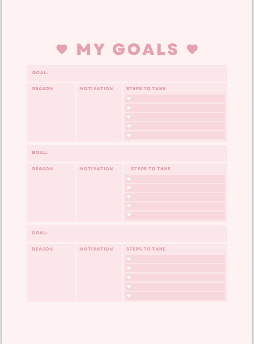 Monthly + Weekly + Daily Planner
