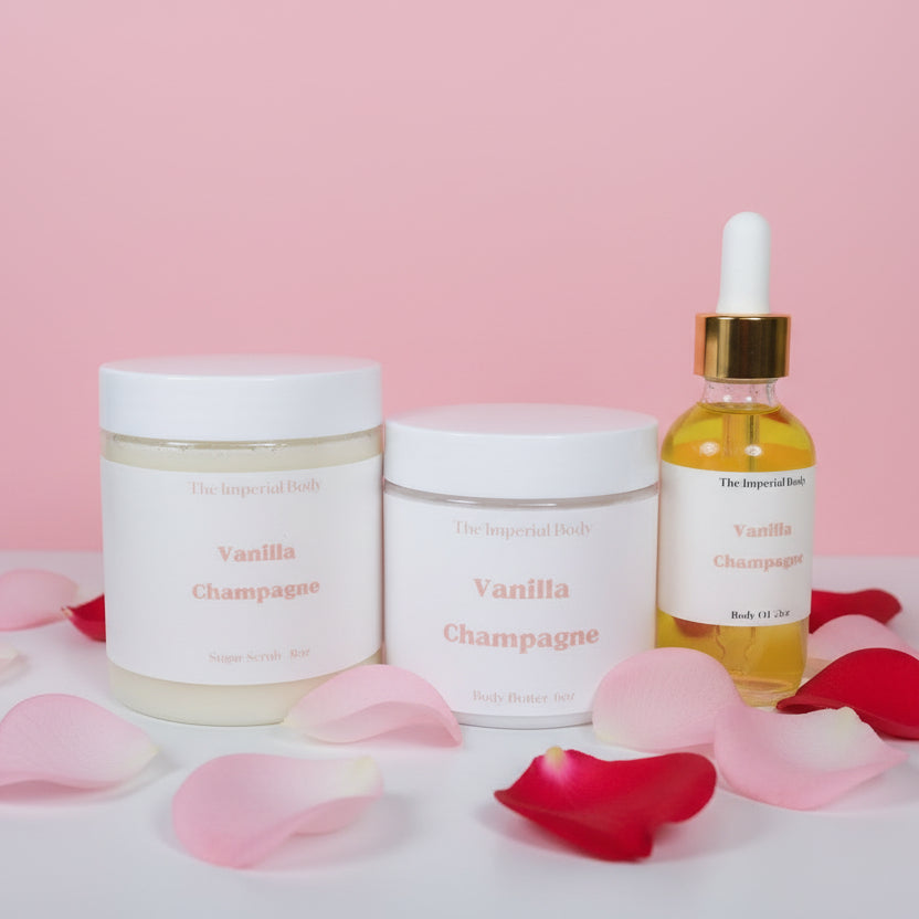 Vanilla Champagne Bundle Set